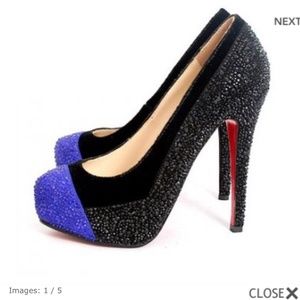Christian Louboutin  Calypso Blue Pumps